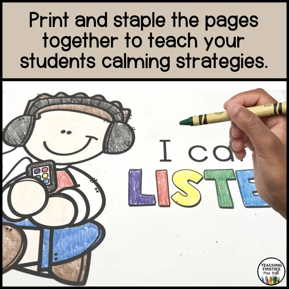 Calming Strategy Coloring Pages For Self-Regulation At Your Zen Den Or Calm  Corner - Literacy Stations
