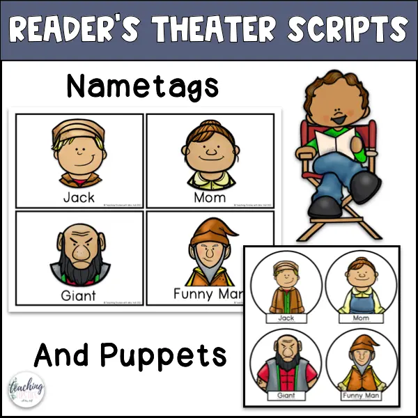 Jack And The Beanstalk Readers Theater Scripts - Literacy Stations