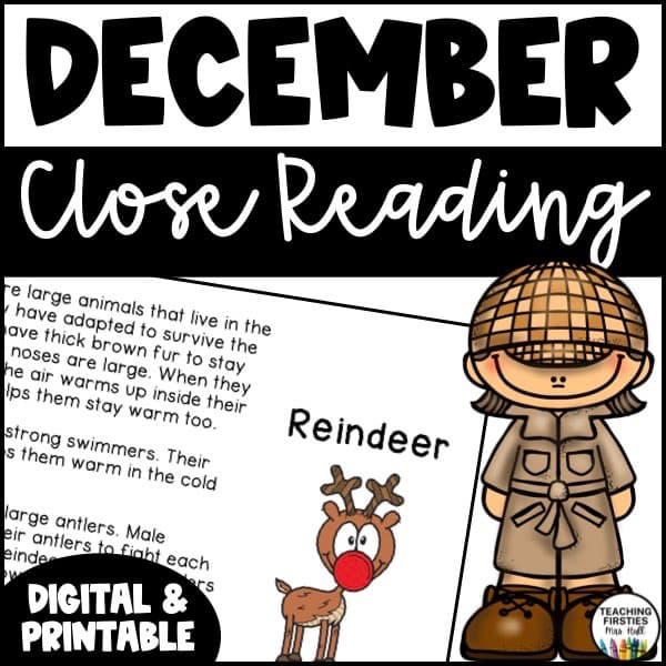 December Close Reading