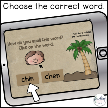 Consonant Digraphs Spelling Games