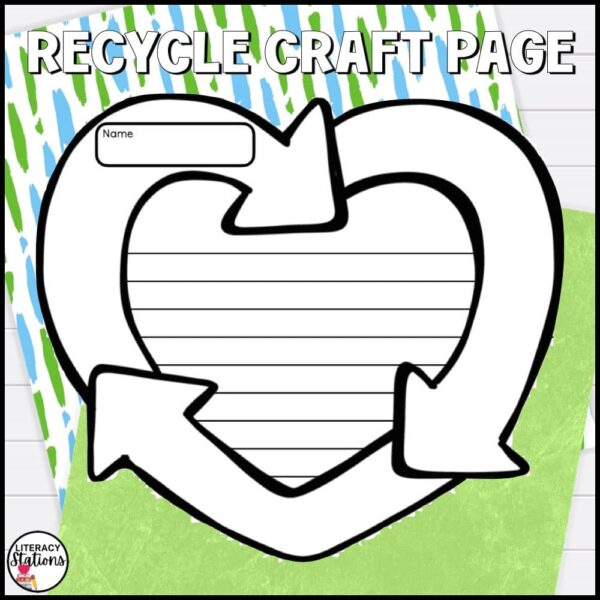 Earth Day Writing Paper Recycle Craft