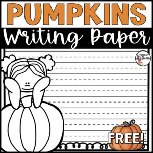pumpkin writing paper