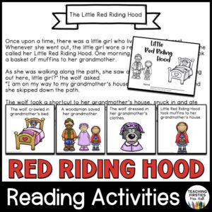Activities for little red riding hood