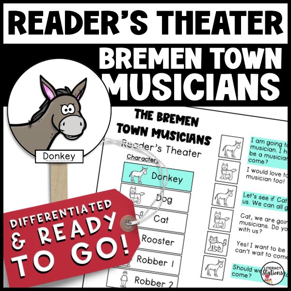 bremen town musicians readers theater scripts