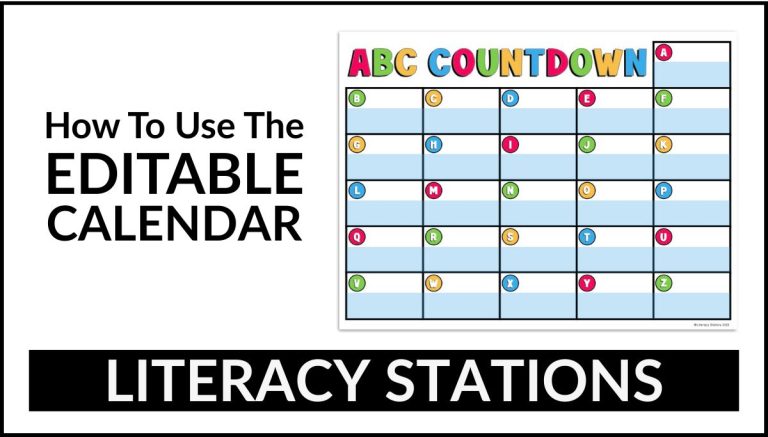 Abc countdown editable calendar