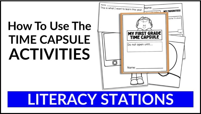How to use a classroom time capsule