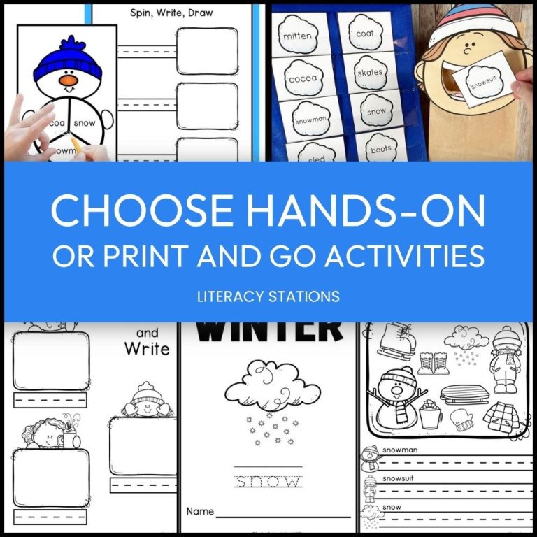 Winter-themed writing activities