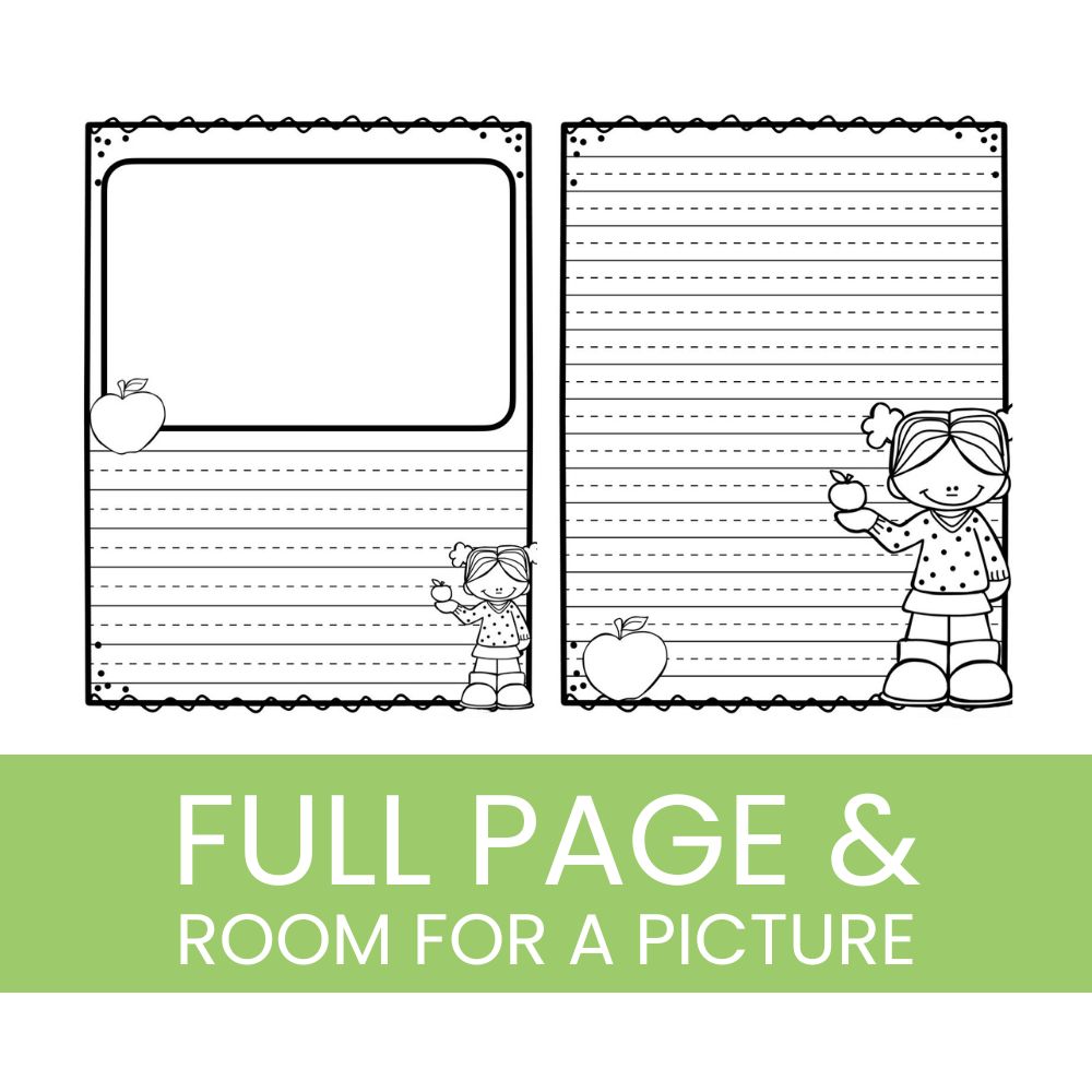 free apple writing paper