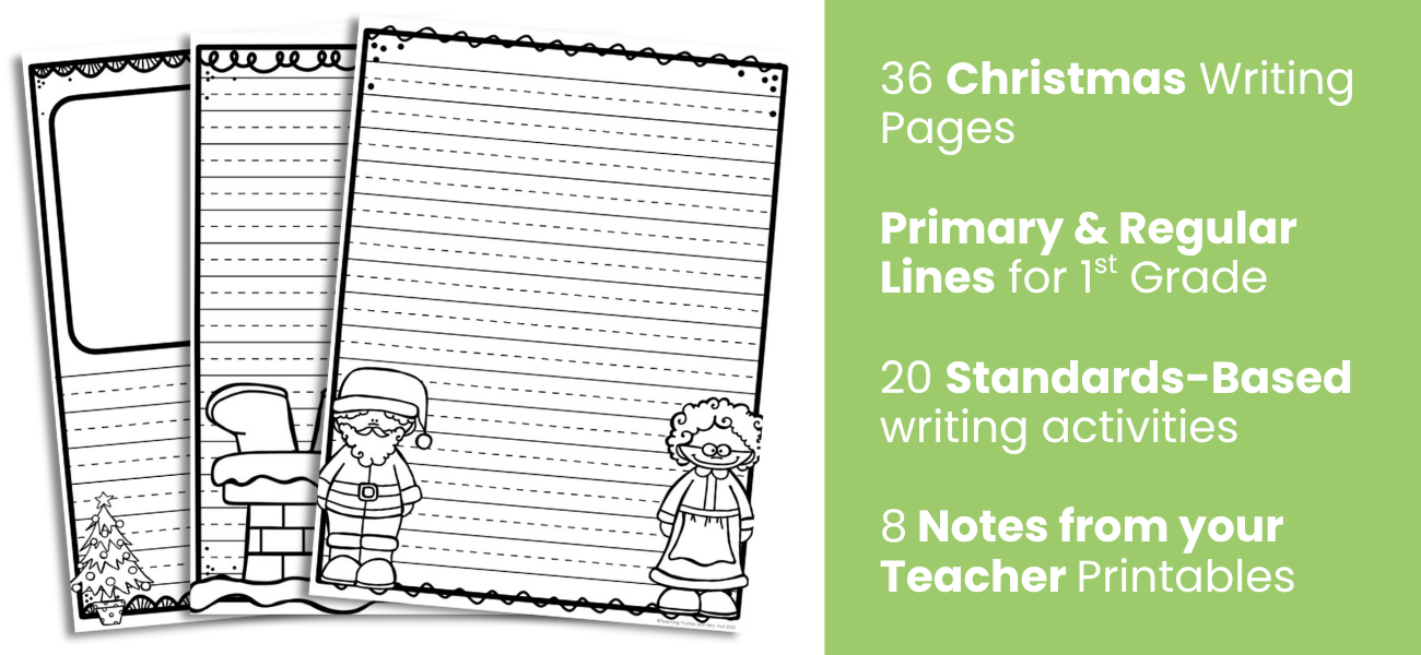 free christmas writing paper