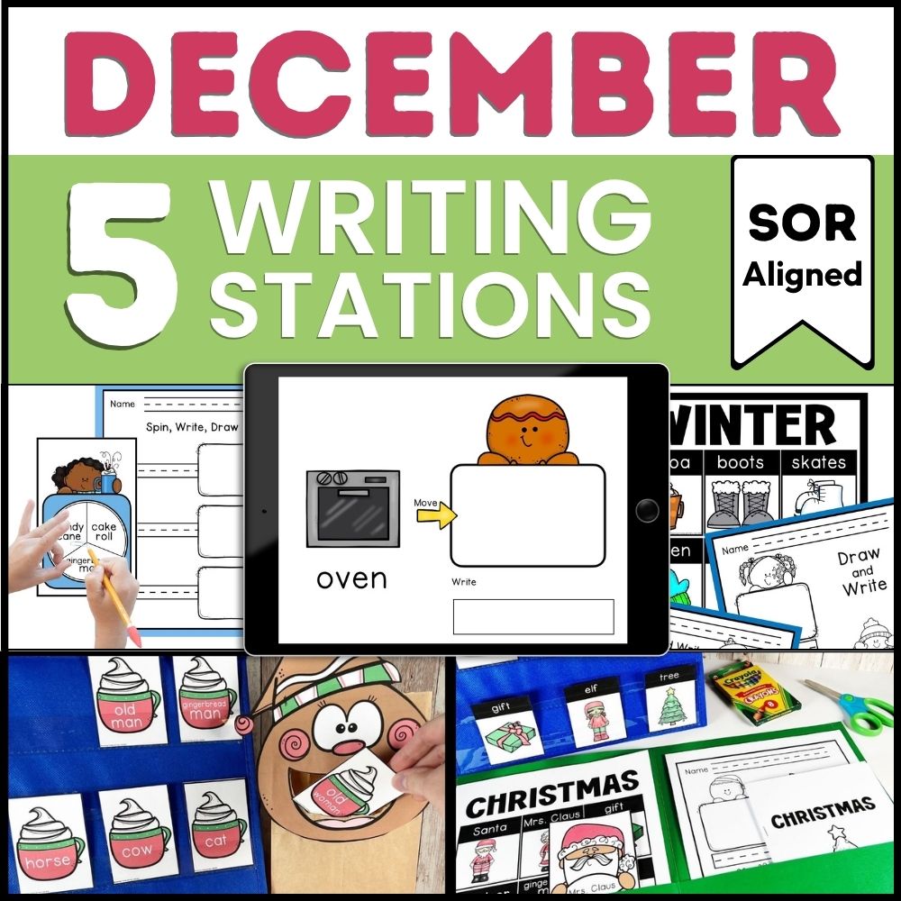 december writing center bundle