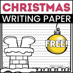 free christmas writing paper