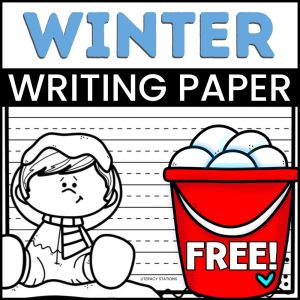 winter writing paper