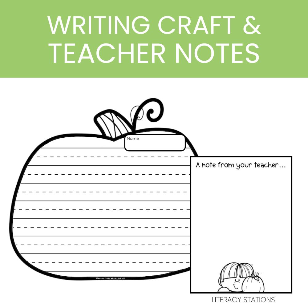free pumpkin writing paper