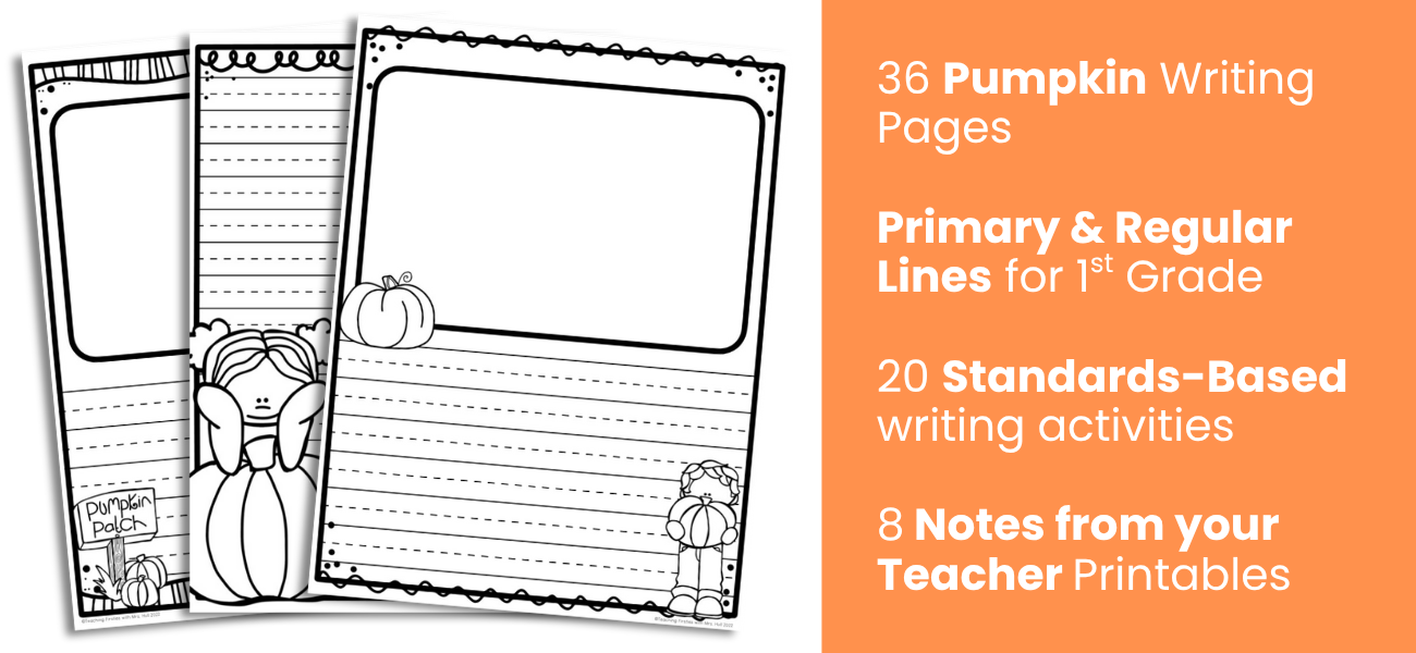 free pumpkin writing paper