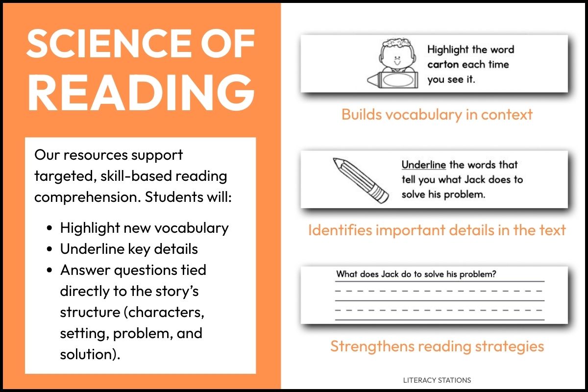 literacy stations library card