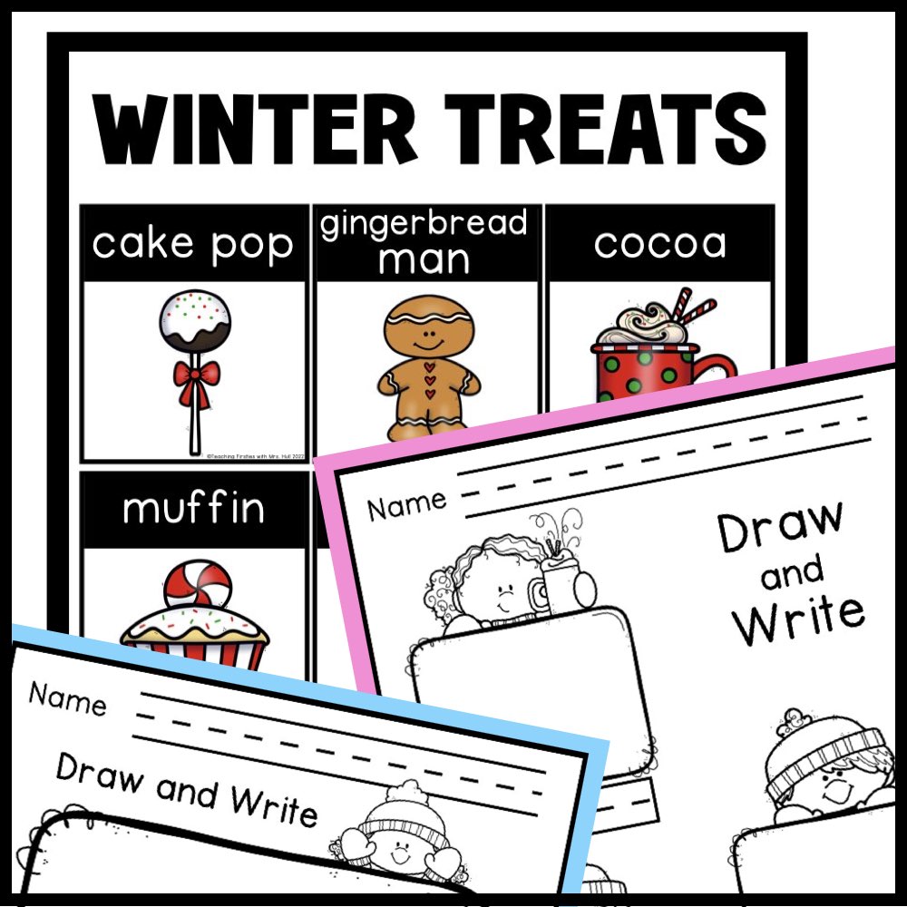 winter treats writing center