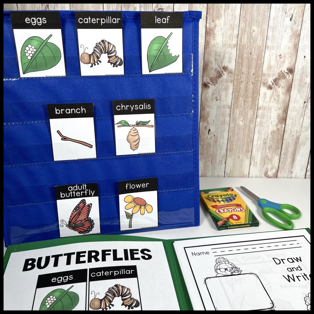 butterflies writing center