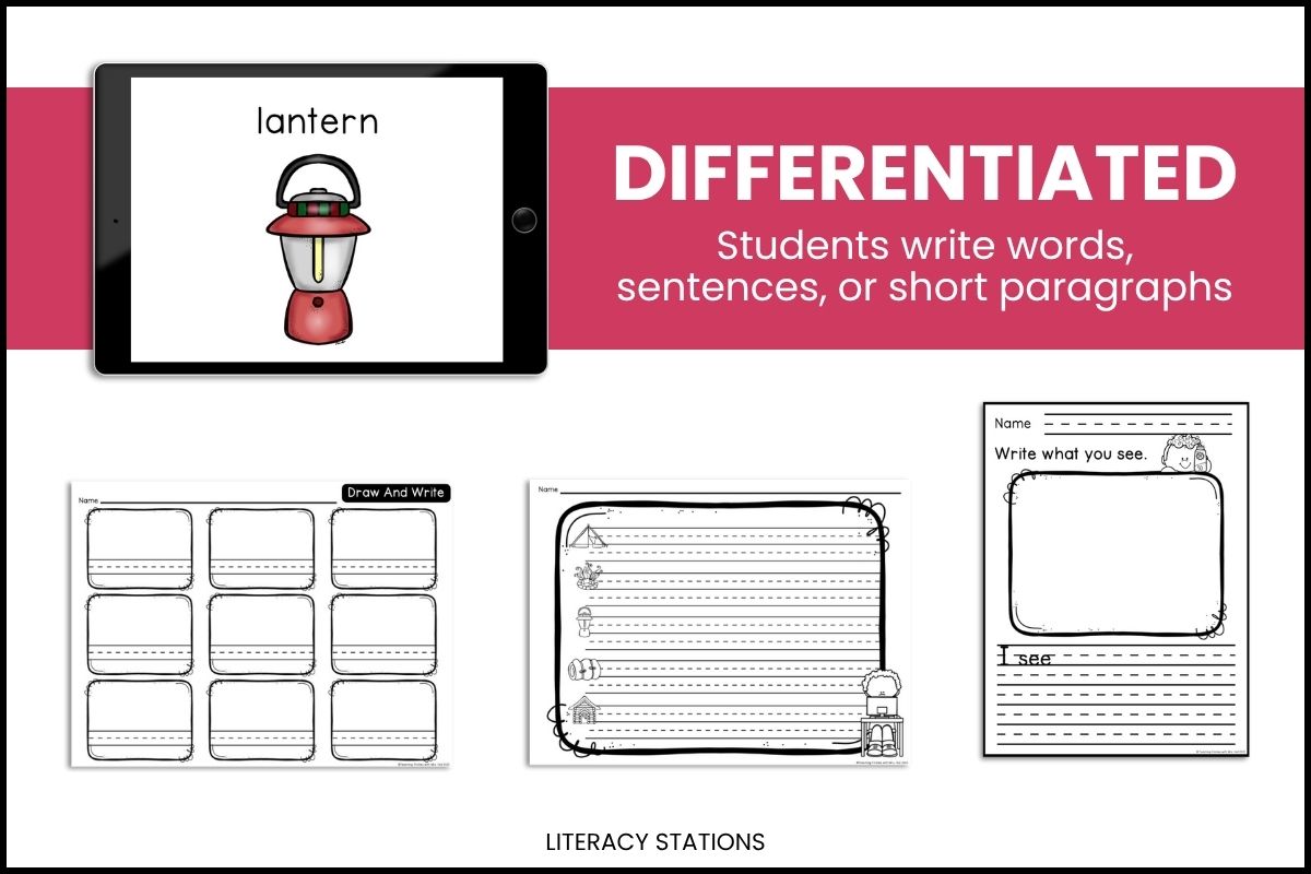 camping writing center