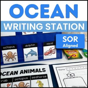 ocean animals writing center