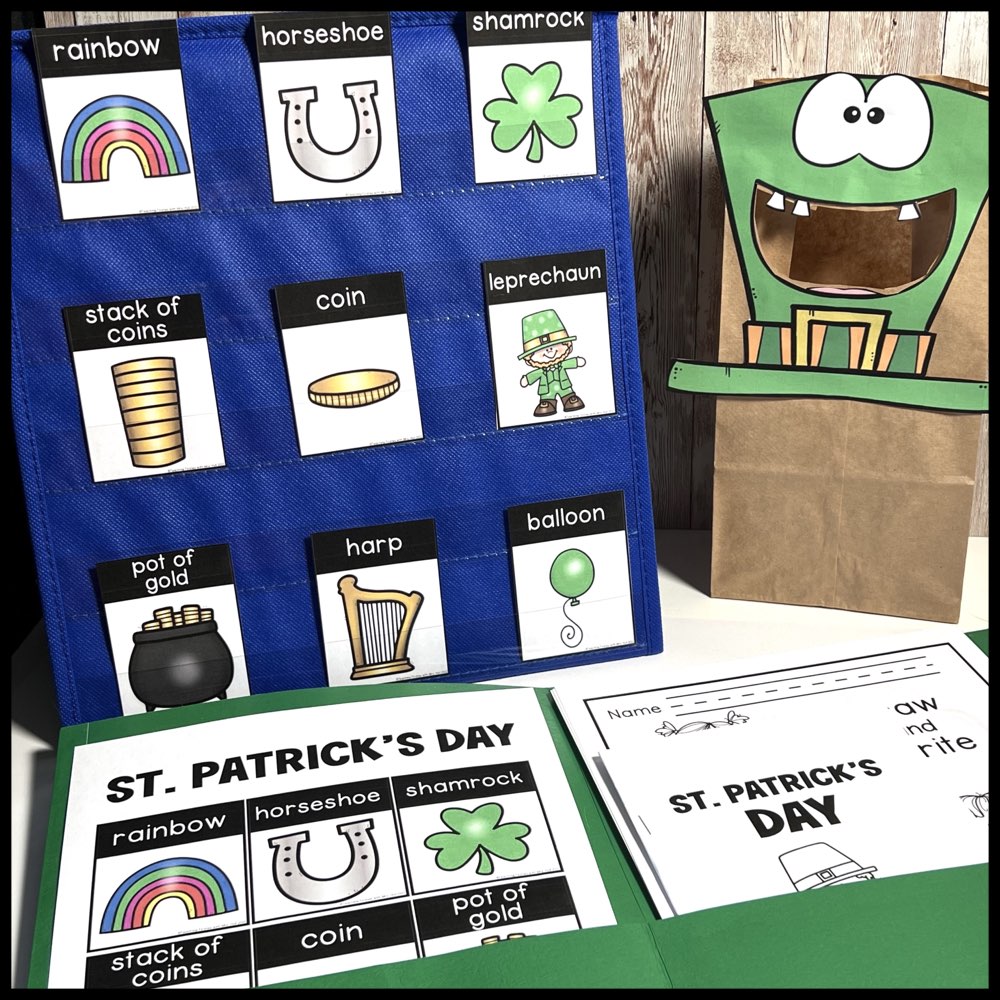 st patricks day writing center