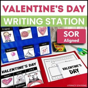 valentines day writing center