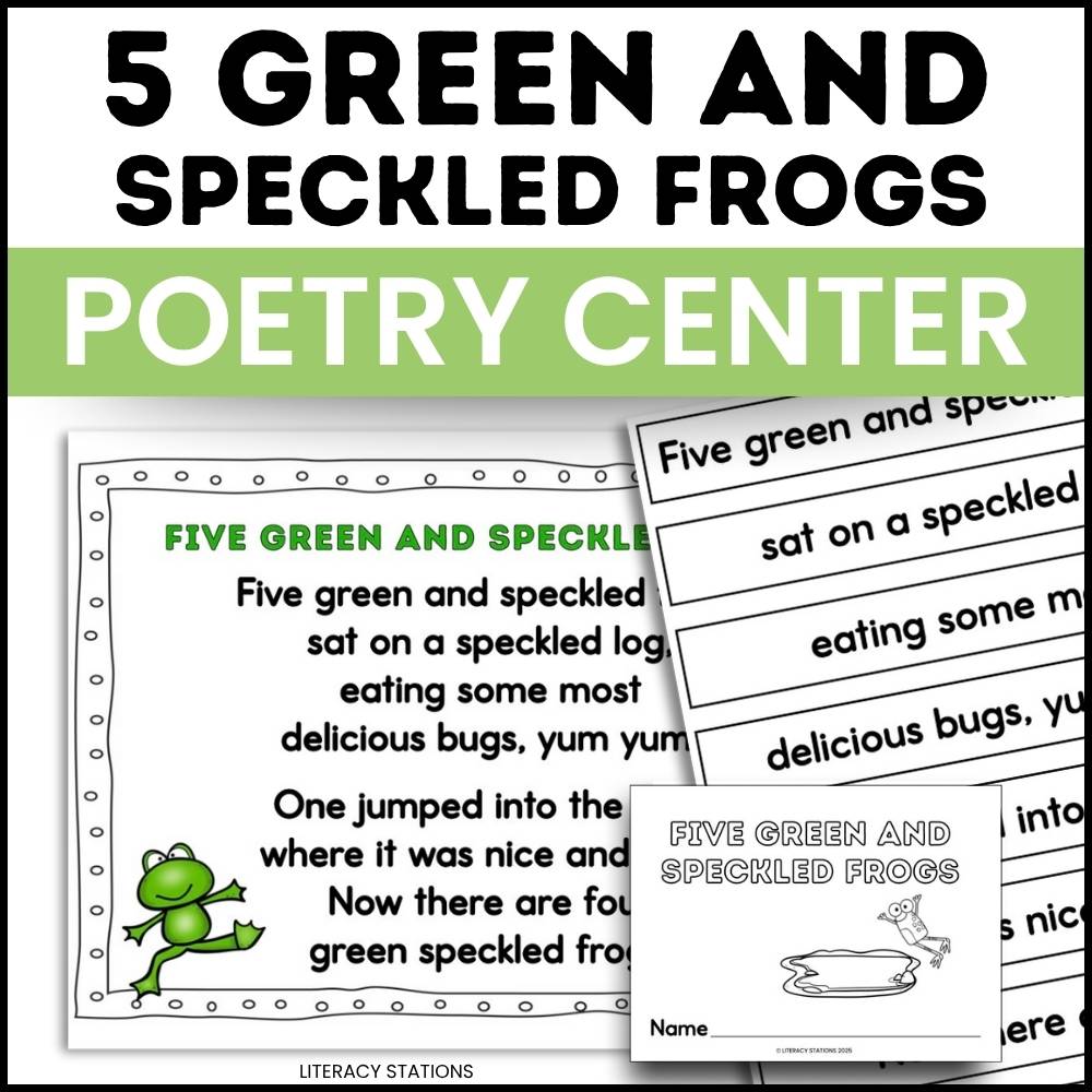 Five Green and Speckled Frogs Poetry Center
