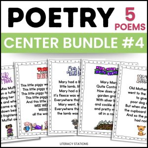 1st grade nursery rhyme activities