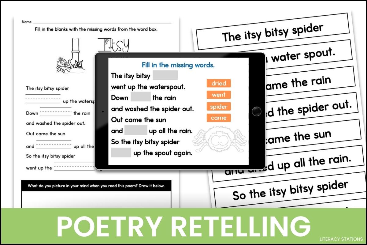 Itsy Bitsy Spider Poetry Center