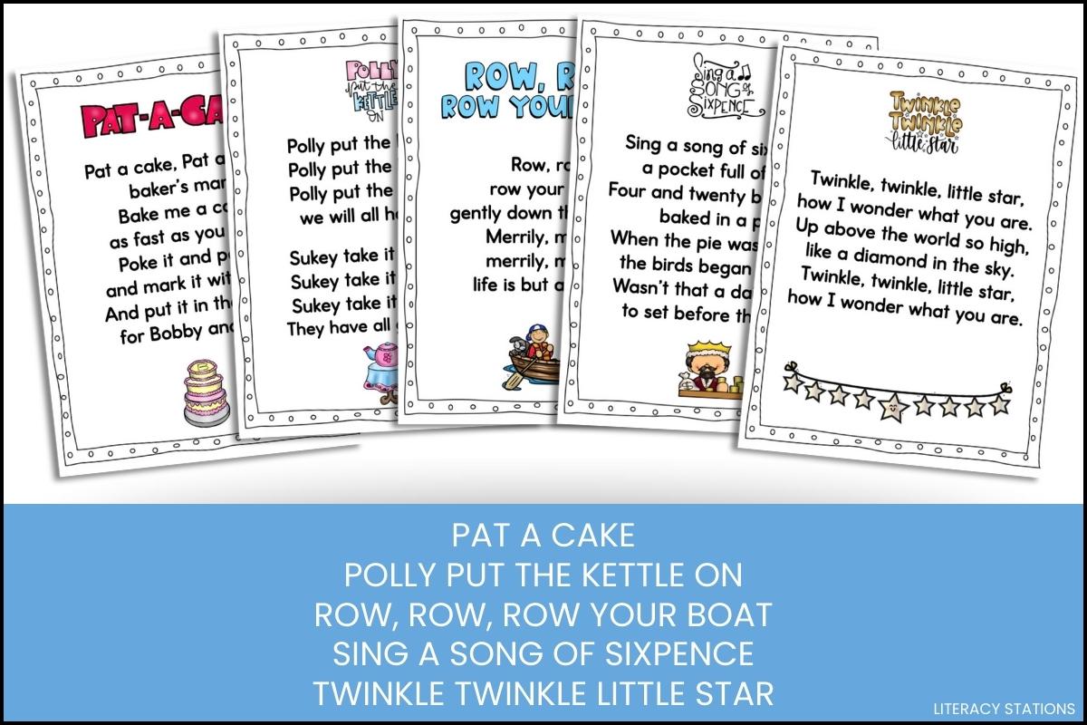 1st grade poetry center activities