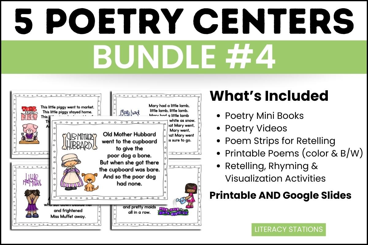 1st grade nursery rhyme activities