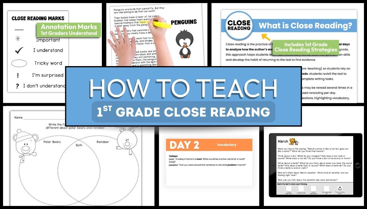 close reading lesson plans