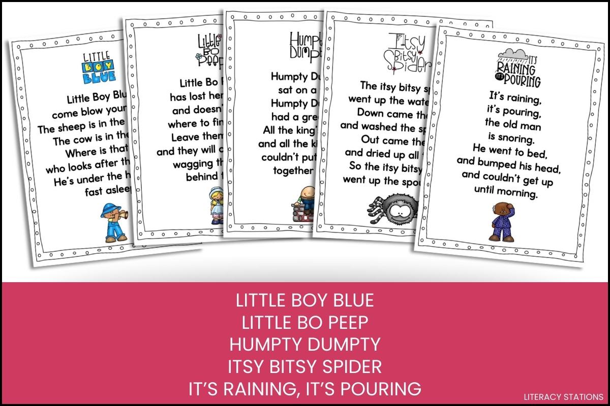 1st grade poetry activities