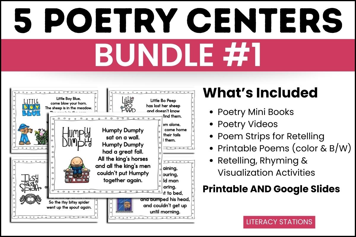 1st grade poetry activities