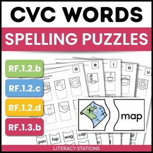 cvc word spelling puzzles