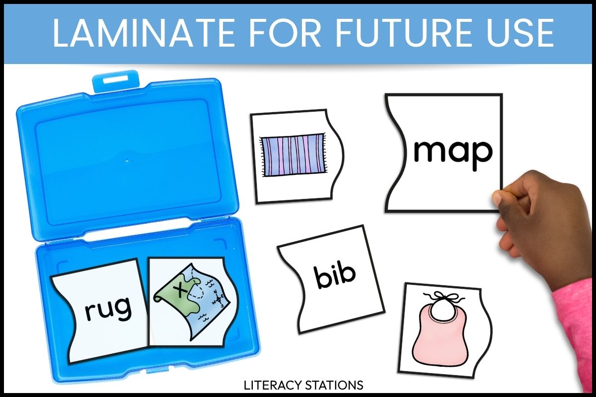 cvc word spelling puzzles