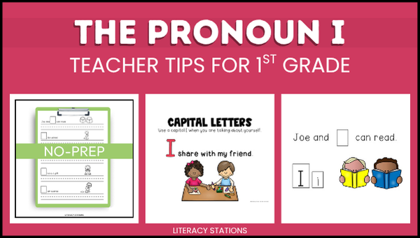 Capitalizing the pronoun I in first grade