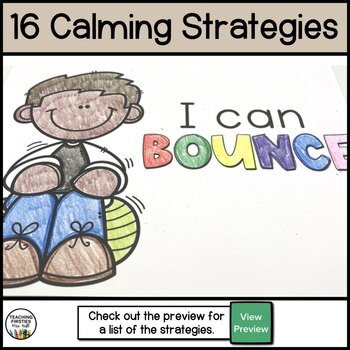 Calm Corner Calming Strategies Coloring Pages