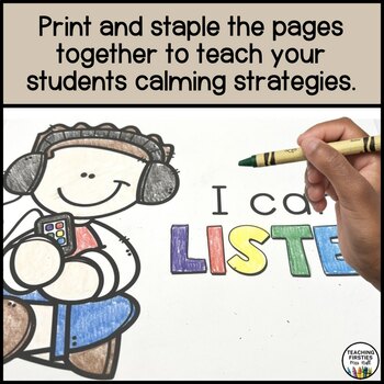 Calm Corner Calming Strategies Coloring Pages