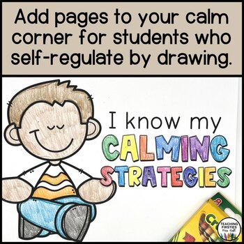 Calm Corner Calming Strategies Coloring Pages