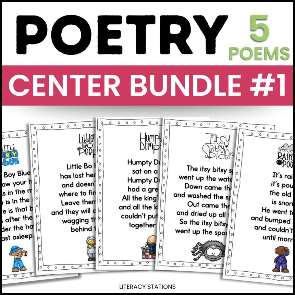 1st grade poetry activities
