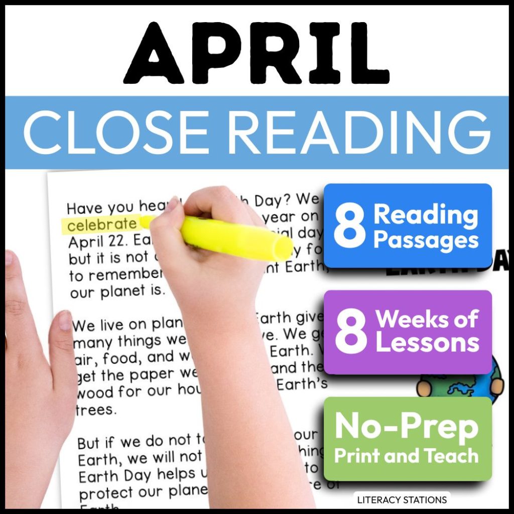 april close reading