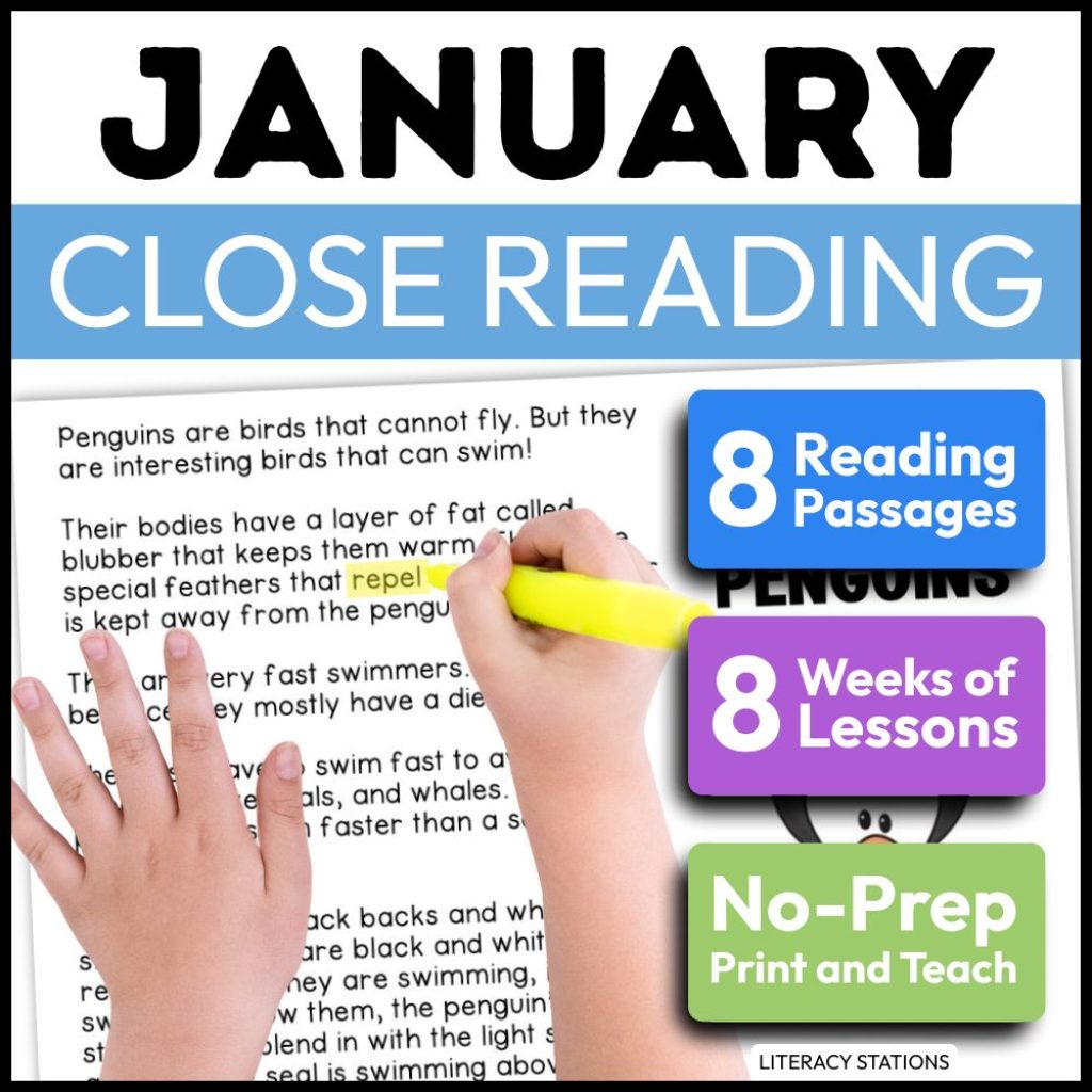 january close reading