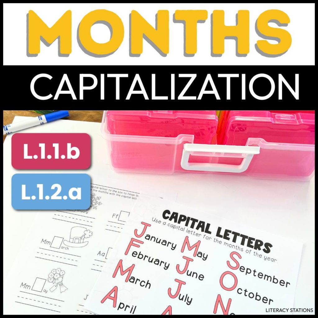 capitalization of the months of the year